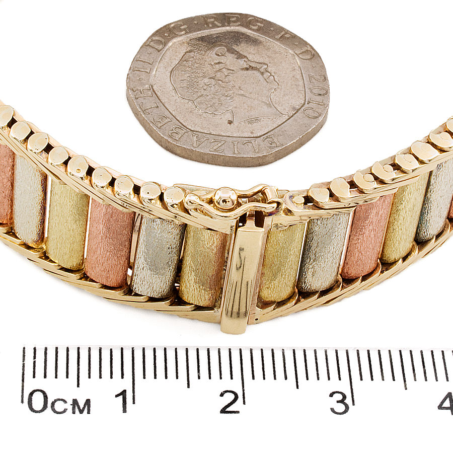 Second hand 9ct gold 40.8g 7 inch Bracelet